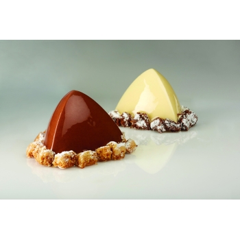 MOULE PAVONI  24 TRIANGLES BOMBES - GAMME PAVOFLEX